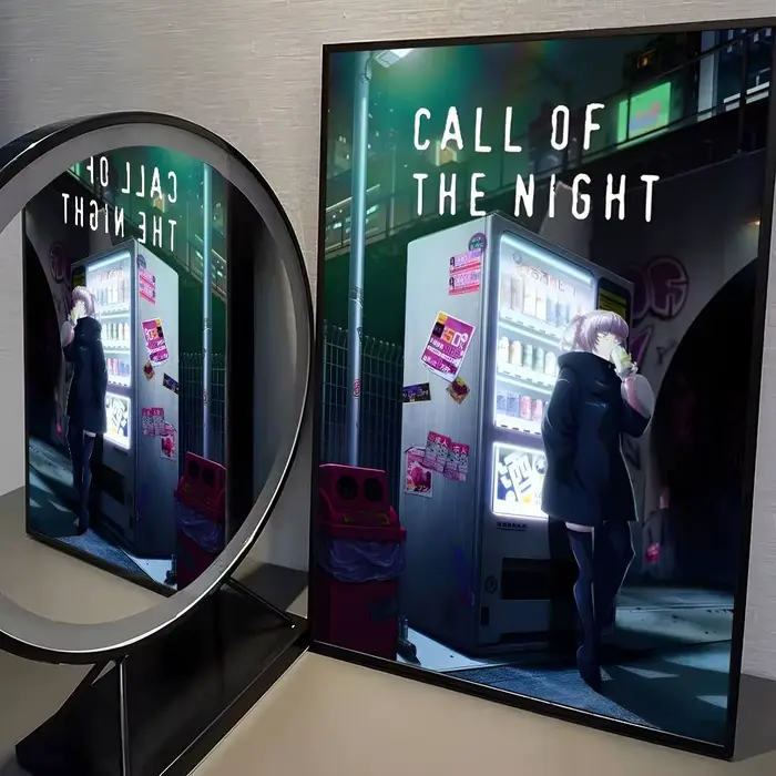 Affiche Call of the Night Nazuna Nanakusa HD, décoration murale autocollante, imperméable, pour la m