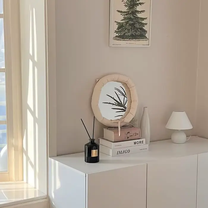 Miroir mural en tissu de coton
