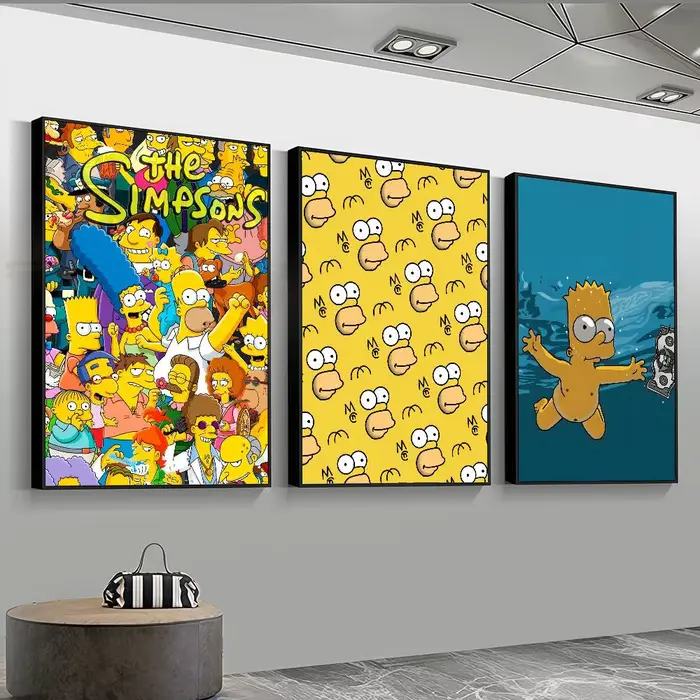 FUNNY The S-Simpsons, affiche autocollante haute définition