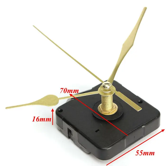 Mécanisme de mouvement d'horloge à quartz mural silencieux, aiguilles de broche bricolage, outils de
