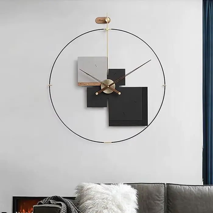 Grande horloge murale moderne