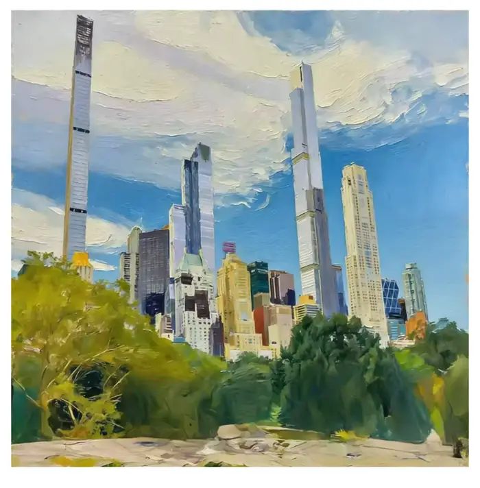 Peinture abstraite moderne