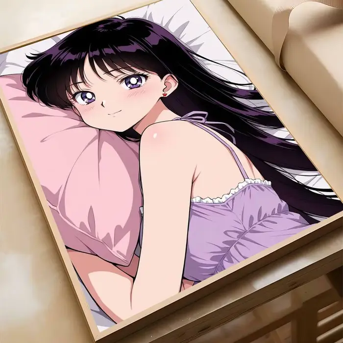 Affiche murale de dessin animé JP S-Sailor Mars, décoration artistique pour le bureau, le salon, décoration de maison unique, image