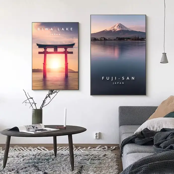 Affiche de paysage de ville Pastel de Tokyo