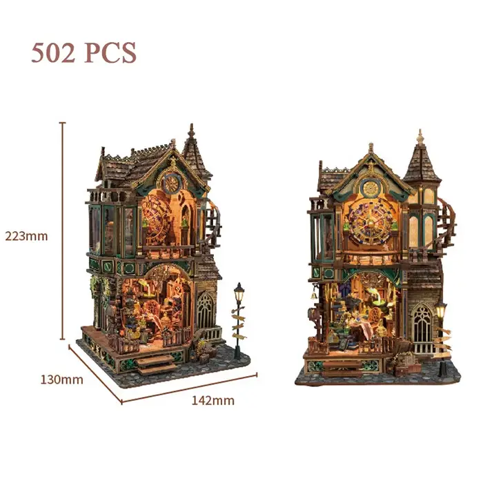 Kits de figurines miniatures DIY en bois