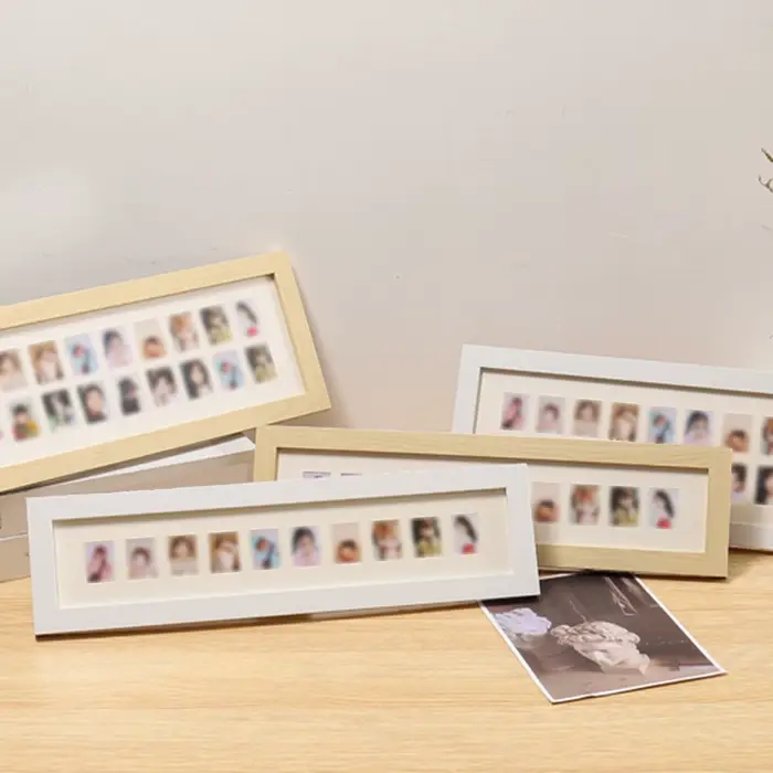 Cadre photo avec verre transparent