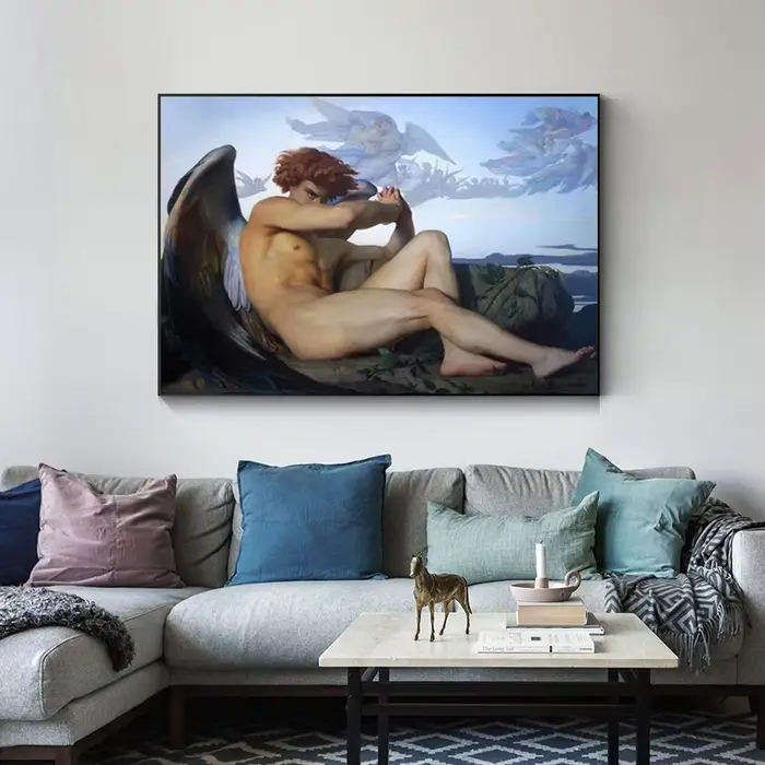 Affiche Vintage d'ange déchu Alexandre