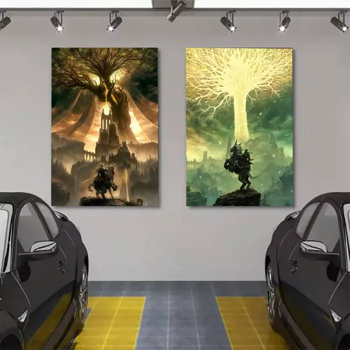 Affiche d'anneau de jeu e-oldens