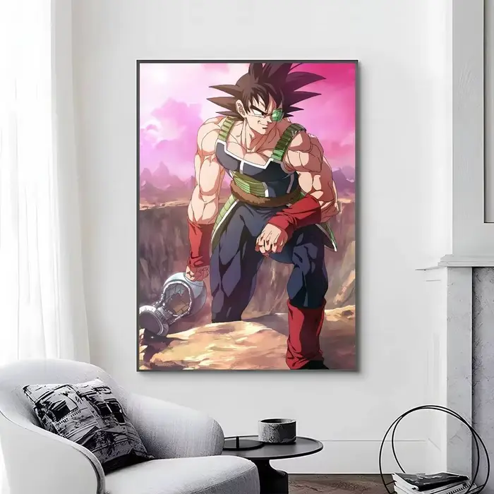 Affiches autocollantes en papier imprimé, 1 pièce, Anime DRAGON BALL Bardock, pour la maison, le sal