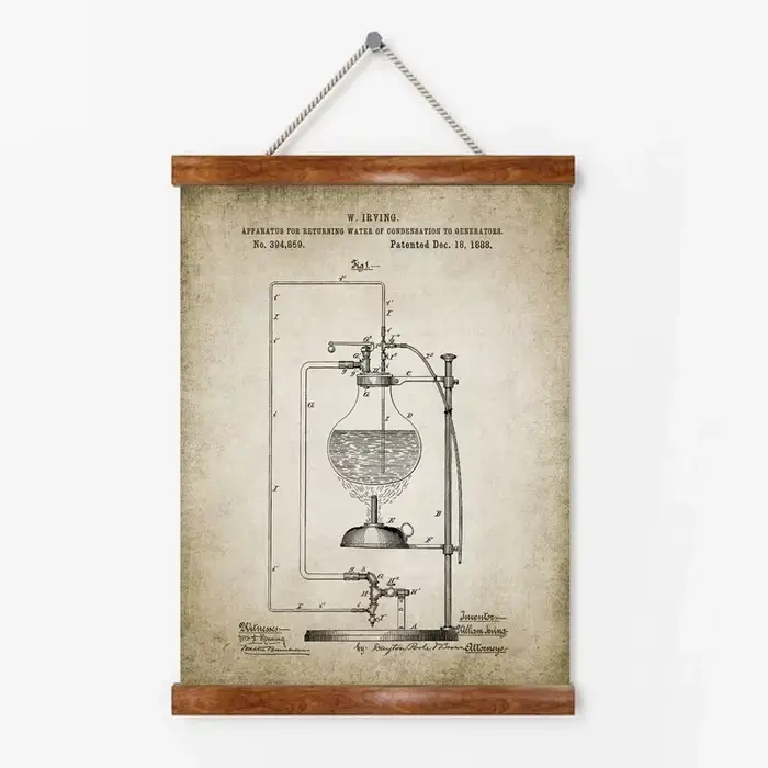 Affiches Vintage d'éléments chimiques imprimées
