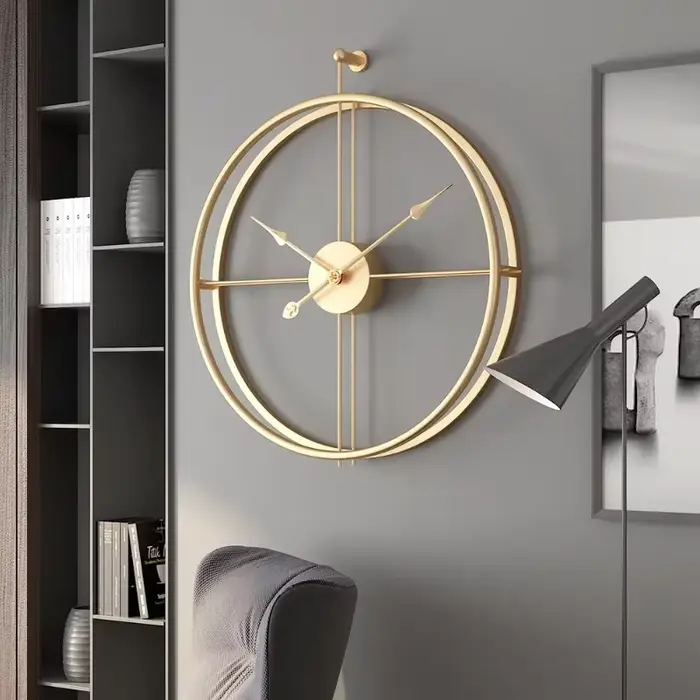 50/60cm horloge murale Design moderne grandes horloges muettes mur décor à la maison montres numériques circulaires