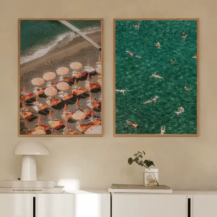 Affiche de la côte d'Amalfi