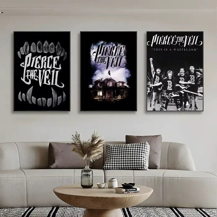 P-Pierce T-The Veil PTV Rock Band – affiche murale imprimée