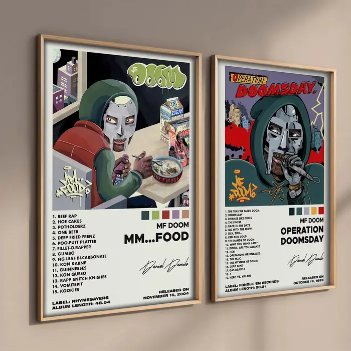Affiche d'album de bande dessinée MF Doom