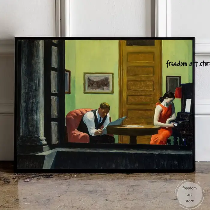 Edward Hopper œuvres d'art Nighthawks matin soleil paysage Art affiche toile peinture mur Art impression photo salon décor à la maison