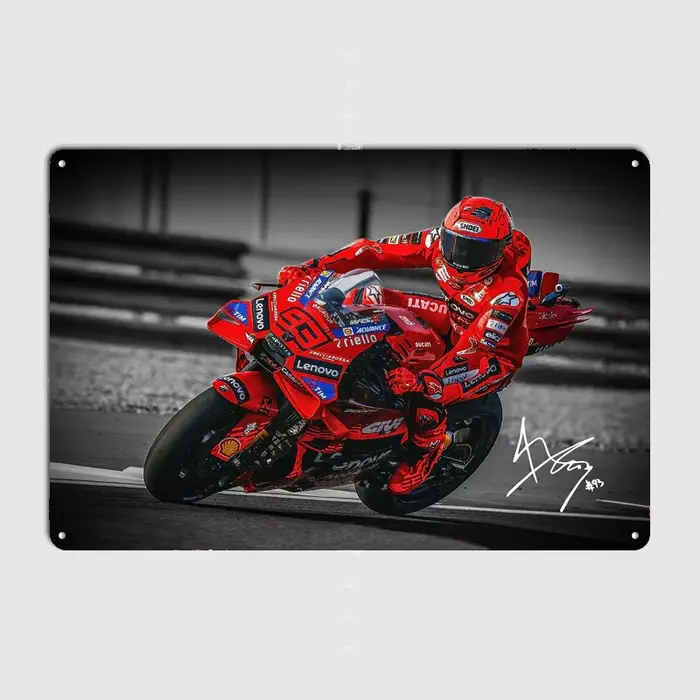 Affiche de course moto Marc Marquez