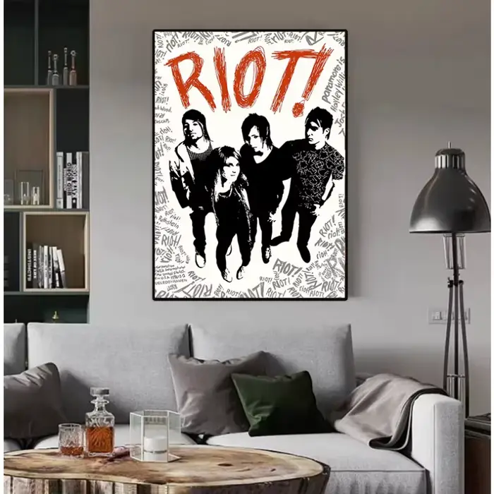 Affiche de la groupe EMO-PUNK américain Paramore