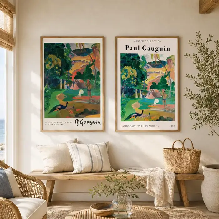 Affiche classique du peintre P-Paul Gauguin
