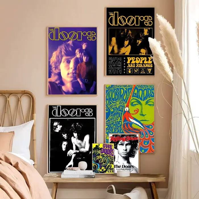 The Doors Singer – impressions et affiches de bonne qualité, décoration vintage pour chambre, bar, café, décoration de la maison