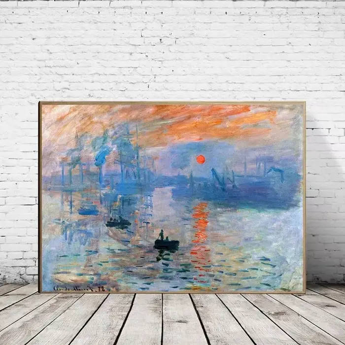 Toile d'artiste célèbre Claude Monet, œuvre d'art romantique, peinture murale, affiches et imprimés, image pour chambre à coucher, bureau, décoration de maison