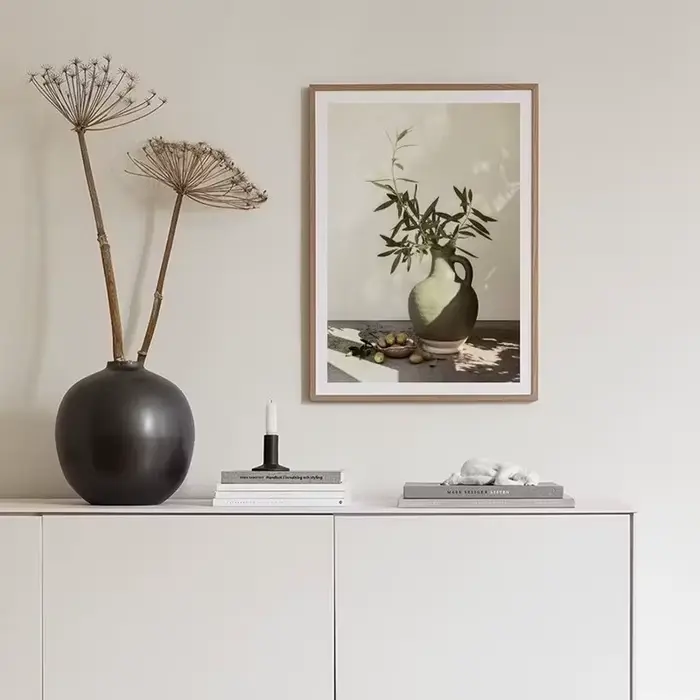Affiche imprimée de récolte de fruits, citron, Olive, voitures et plantes, paysage, peinture sur toile d'art mural, décoration de salon de maison, automne