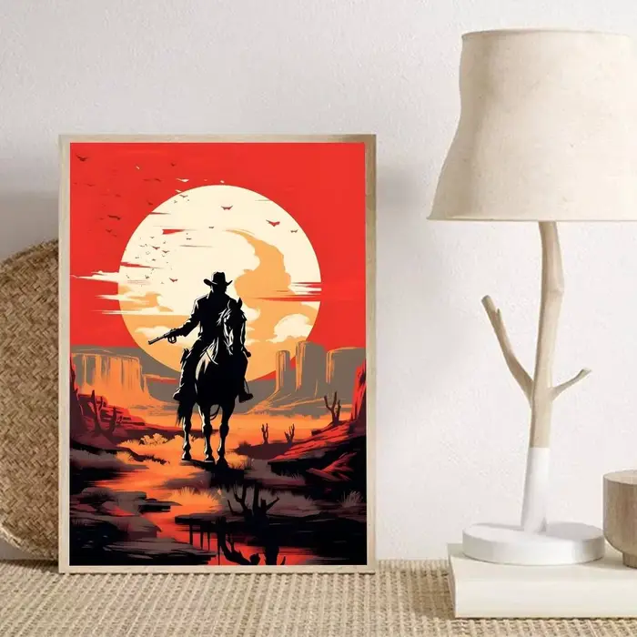 Affiches de dessins animés classiques R-Red D-Dead R-Redemption