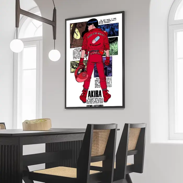 Affiche de Dessin Animé A-akira Auto-Adhésive en Papier Imperméable