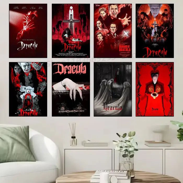 Affiche Vintage du film Vampire d'horreur classique Dracula 1992
