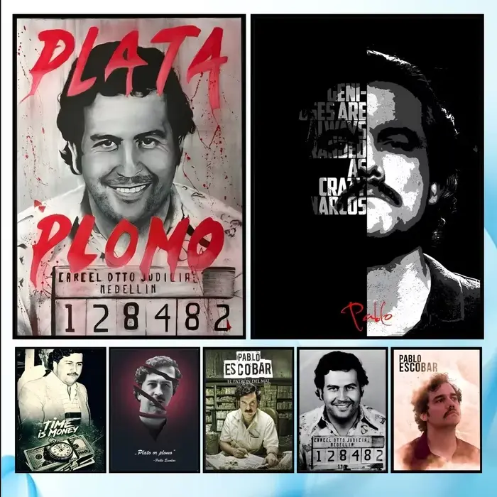 Pablo Escobar personnage légende rétro Vintage affiche Art mur maison salon chambre Bar décor esthétique toile peinture salle