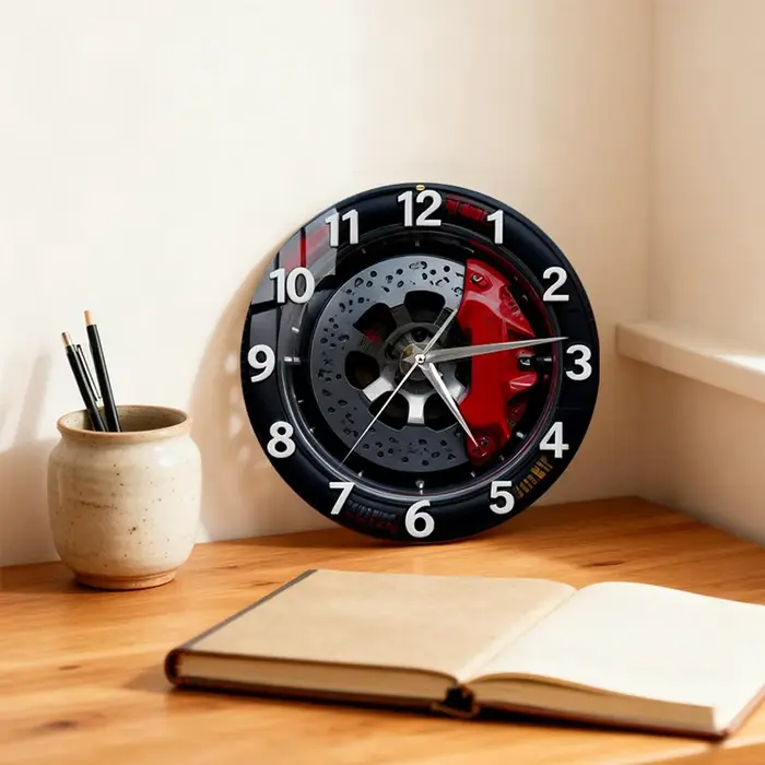 Horloge murale 2D, horloge mécanique