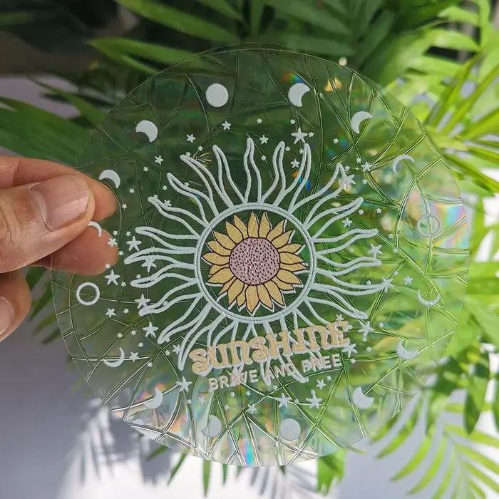 Suncatcher-Autocollants de fenêtre en verre arc-en-ciel