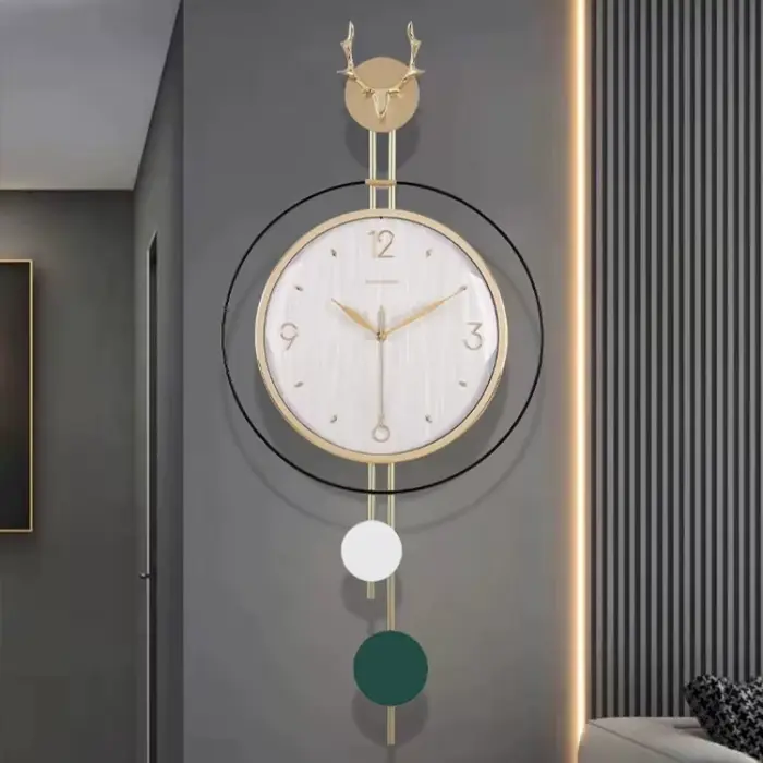 Horloges murales modernes d'angle