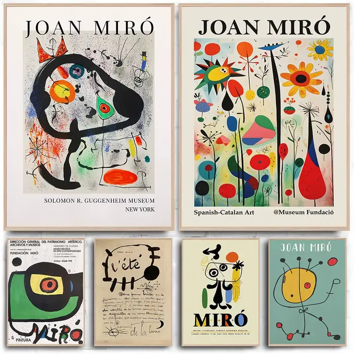 Joan Miro – affiches d'art abstrait Vintage