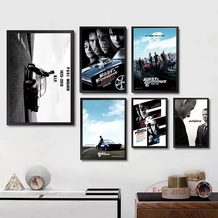 Affiches de film classiques Fast and Furious