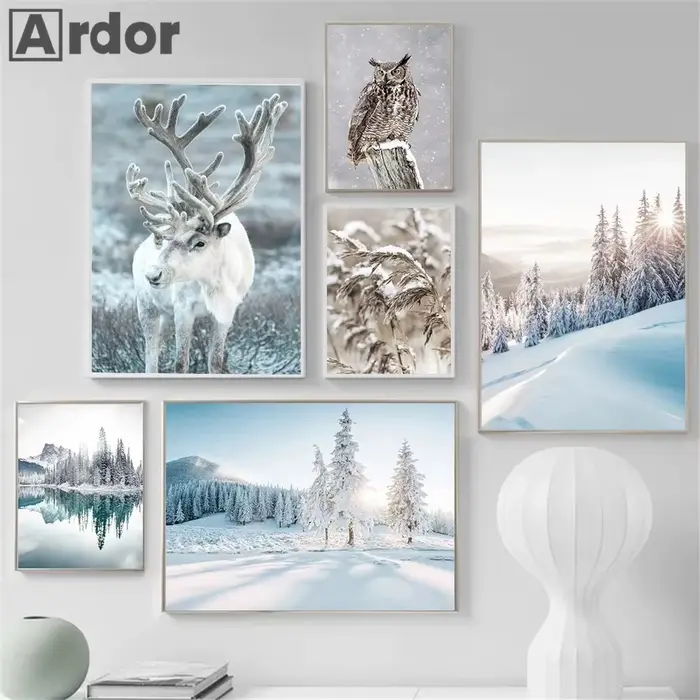 Toile d'art mural avec cerf