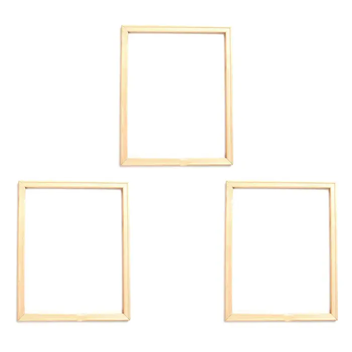 3Pcs 40X30cm cadre en bois bricolage cadres Photo Art adapté à la décoration intérieure peinture numérique diamant