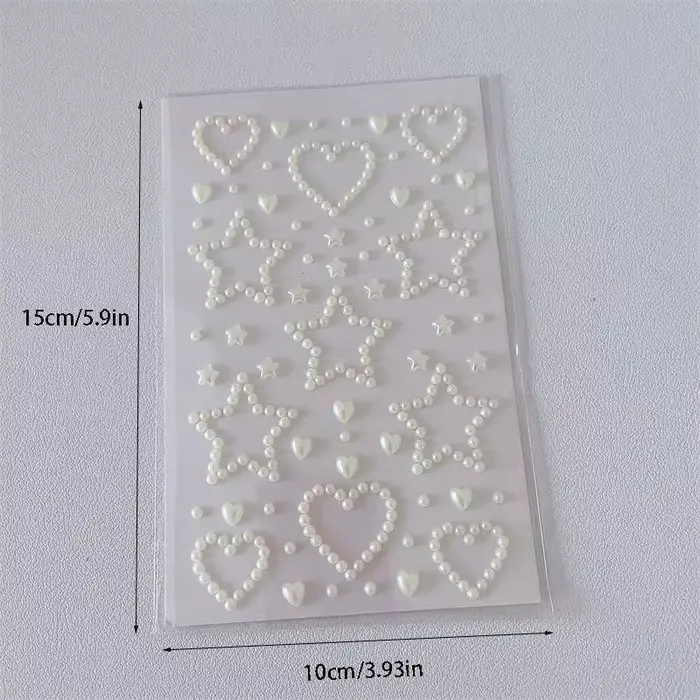 Autocollants en cristal acrylique en forme d'étoile 3D