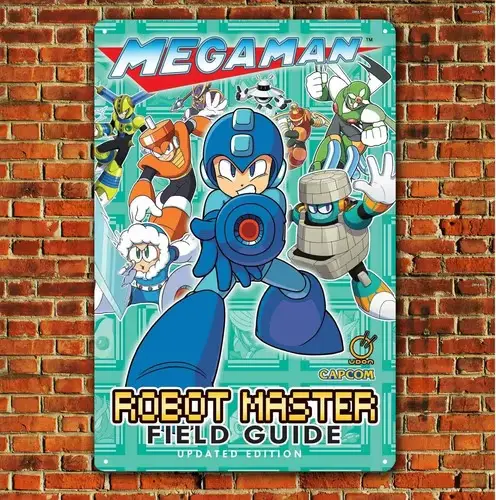 Affiche métallique du jeu vidéo rétro Megaman Robot Master