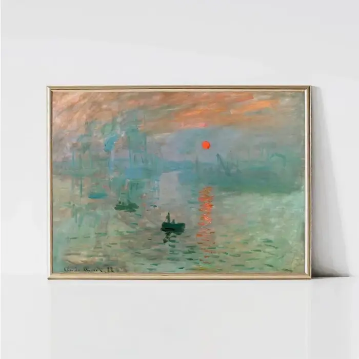 Affiches et impressions sur toile de paysages de jardin classiques avec nénuphars de Claude Monet