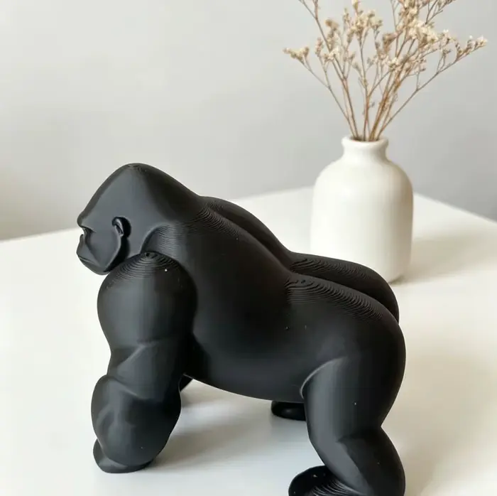 Sculpture de gorille, décoration de bureau à domicile