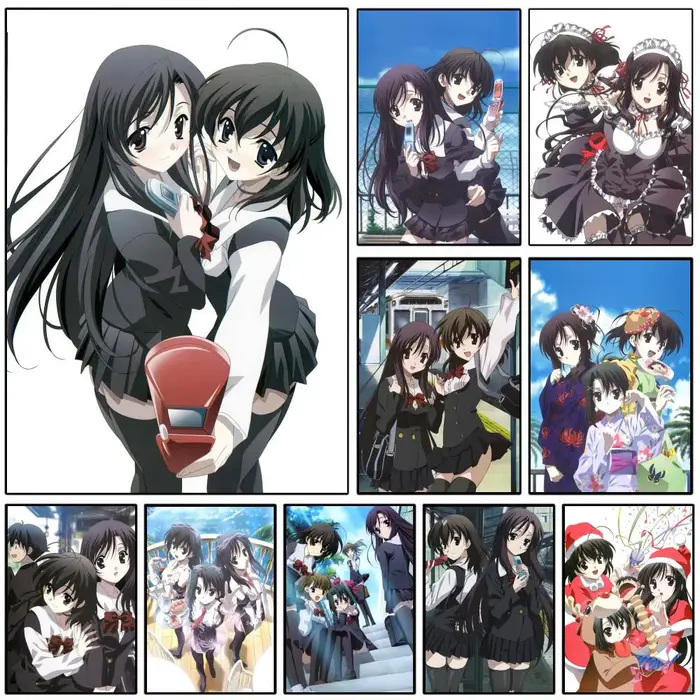 Affiche Anime School Days HD autocollante