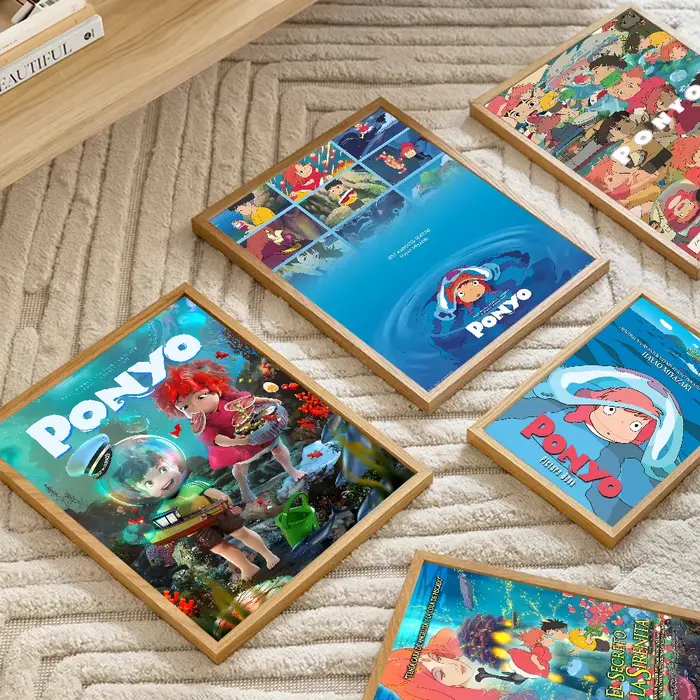 Affiches de dessin animé Studio Ghibli p-ponyo