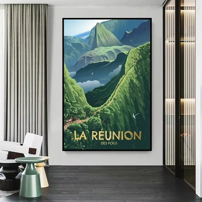 Affiches et imprimés de voyage Vintage de paysage