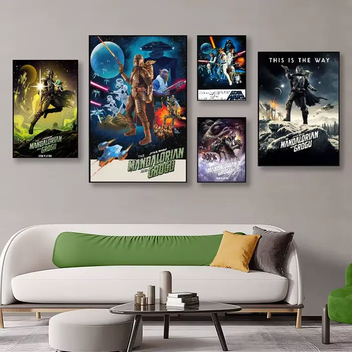 Affiche de l'opéra spatial S-STAR W-WARS Itadori Yuji Fushiguro Megumi Peinture sur toile Sukuna Collage