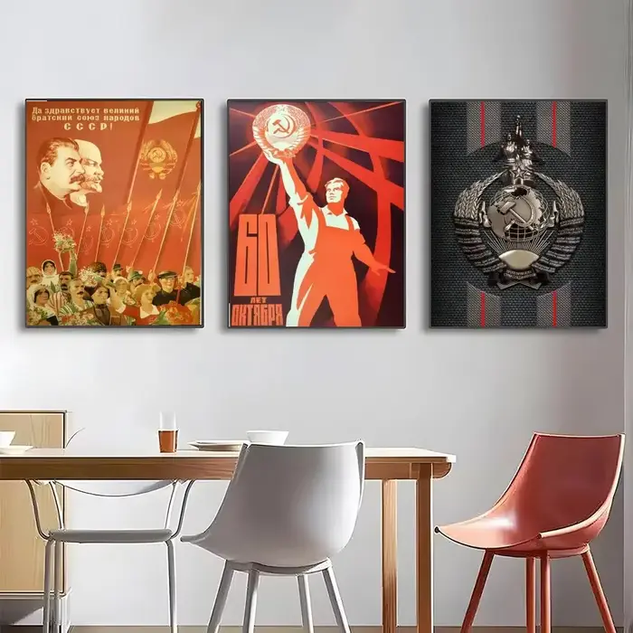 Affiche soviétique style Staline