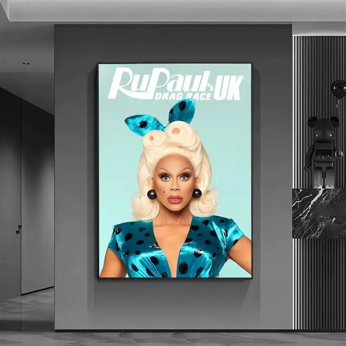 Affiche de RuPaul's Drag Race, polyvalente, HD, imperméable, décoration murale auto-adhésive pour to