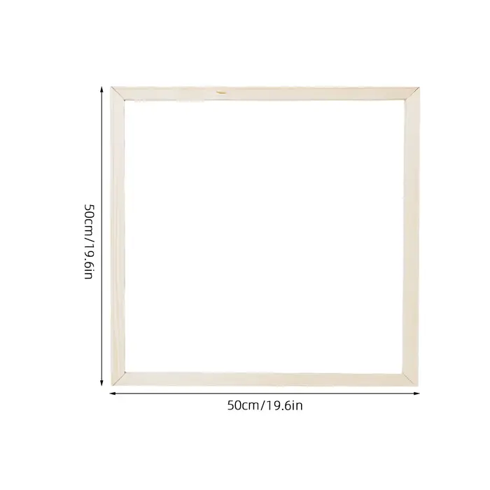 Cadre en bois massif premium 50x50cm