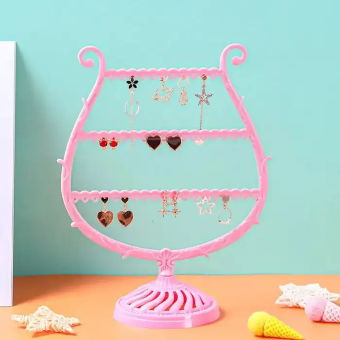 1/2/3 pièces-porte-bijoux présentoir créatif verre à vin forme boucles d'oreilles Bracelet collier s