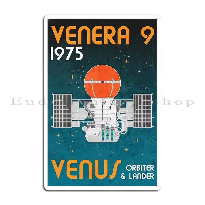 Affiche spatiale soviétique