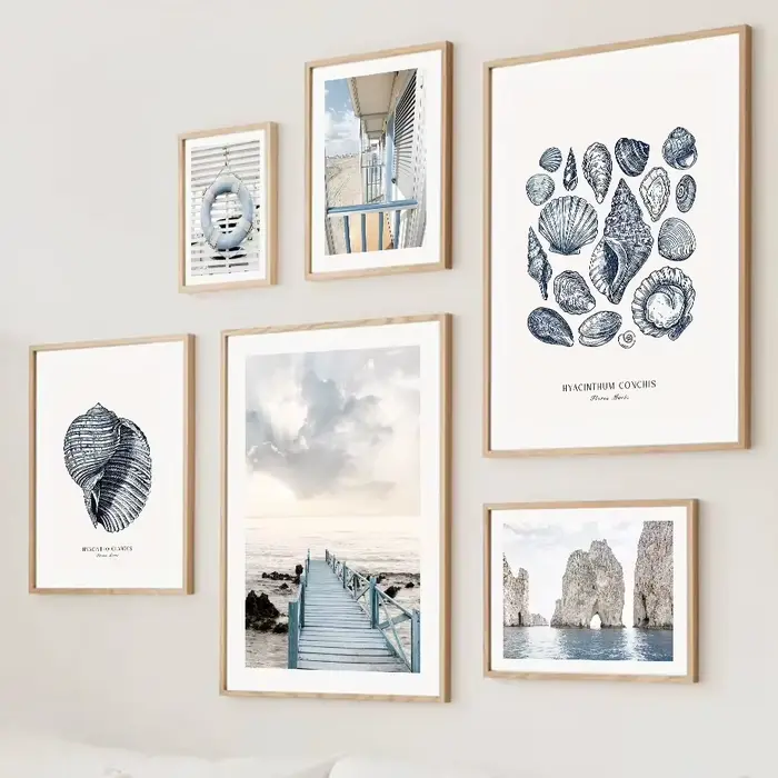 Toile d'art mural sur le thème de l'océan